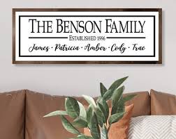 Personalized Family Sign Taylorsigns