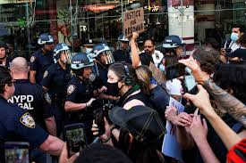 new york police abused demonstrators at