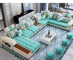 modern u shape sofa set