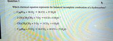 Which Chemical Equation Represents The