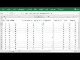 Craps Pass Bet With Odds Strategy Simulation Setup In Excel Spreadsheet