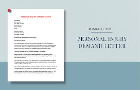 personal injury demand letter in word