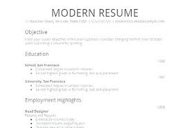 Basic Job Resume Template