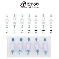 Disposable Pum Tattoo Needle Cartridge For Artmex V8 V6 V3 Semi Permanent Makeup Machine Tattoo Needle Size Chart Type Of Needles From Beauty100house