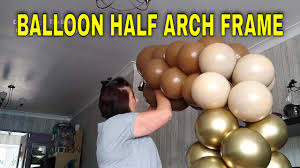 how to how to make a balloon arch with