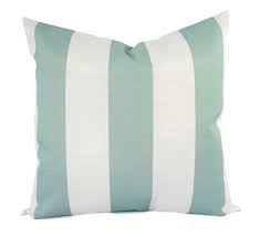 two outdoor pillows light blue pillows