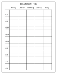 Free Blank Class Roster Printable Schedule Form Projects