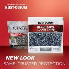 Rust Oleum 1 Lb Micro Gray Decorative Color Chips 6 Pack 358192