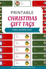 free printable christmas gift s