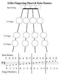 Cello Fingering Chart And Note Names