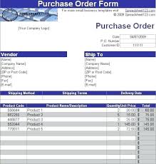 Microsoft Excel Purchase Download Purchase Order Excel Template