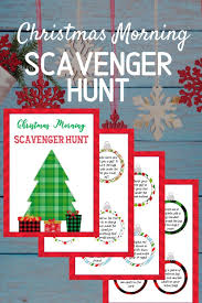 free printable christmas scavenger hunt