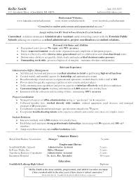 Resume For Office Manager Sample Office Administrator Resume Best