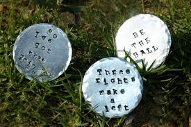 The gifts were sleeves of golf balls, inscribed with the lawyer's name. Quotes About Golf Ball 84 Quotes