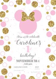 minnie mouse first birthday party