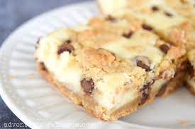 Chocolate Chip Cookie Bars With Cream Cheese gambar png