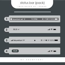 Top bars, tab bars, keyboards, buttons, controls, fields, steppers, icons, typography and more. Resource 9 Status Bar Insp Iphone By Kkumttori By Avgustsenpai On Deviantart Overlays Instagram Status Bar Icons Overlays Picsart