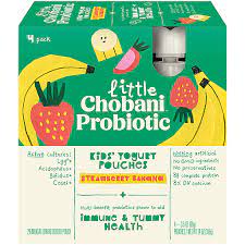 probiotic strawberry banana yogurt