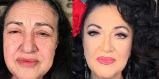 makeup transformations of older women