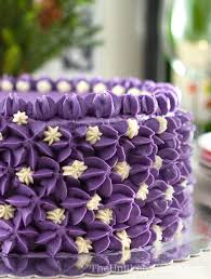Actual food presentation in stores may vary. Ube Cake Filipino Purple Yam Cake The Unlikely Baker