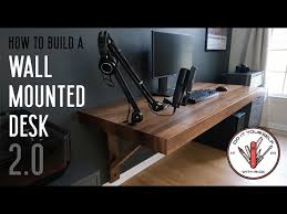 Build A Wall Mounted Desk 2 0