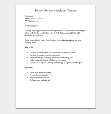 Seeking the position of a college professor with seven years of teaching experience along with brilliant communication and interpersonal skills. Fresher Resume Template 10 Samples Examples Formats
