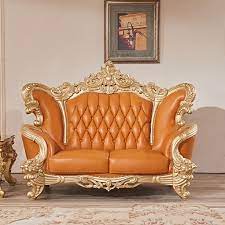 Royal Look European Style Leather Sofa