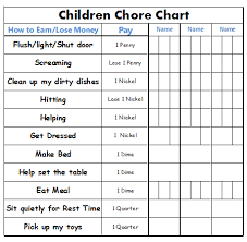 Forever Sew Cute Chore Chart For Toddlers