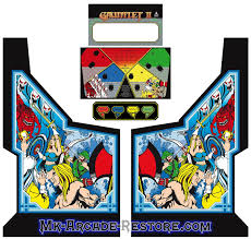 gauntlet 2 side art arcade cabinet