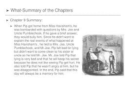 great expectations chapters ppt 3 what summary