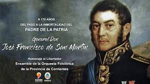 Homenaje al Libertador, General Don José Francisco de San Martín | Himno  Nacional Argentino, en lengua guaraní. En homenaje al Libertador, el  Gobierno de la Provincia de Corrientes, a través del Instituto