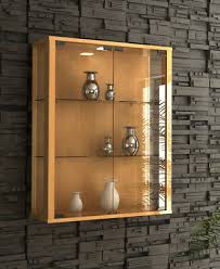glass display cabinet wall mounted