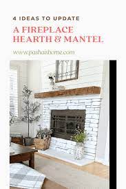 Update A Fireplace Hearth And Mantel
