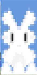 how to make a bunny banner minecraft
