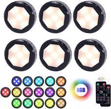 led puck lights with remote control