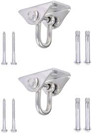 Heavy duty swivel hooks to allow movement of hanging baskets for feeding, watering and ensuring all plants recieve sunlight. Patio Furniture Accessories Besportble 2 Sets Hammock Hanging Kit Stainless Steel Heavy Duty Swing Hangers 360 Rotate Swing Swivel Hook For Chairs Beds Baskets Hammocks Stands Accessories