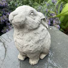 Cement Rabbit Statue For The Garden 7 5