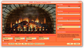 3d Realistic Fireplace Screen Saver