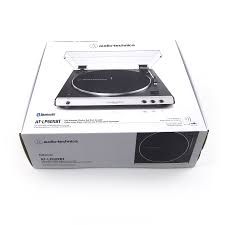 White record player with speakers. Audio Technica At Lp60xbt Wh Automatic Bluetooth Turntable White Turntablelab Com