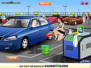 Compite contra tus amigos en juegos de coche multijugador. Naughty Car Wash Juegos
