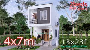 small house design 4x7 meter 56sqm 2