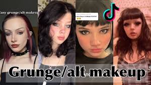 grunge alt makeup tutorial tiktok
