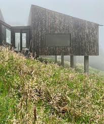 Charred Wood House On Stilts Touches