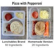 What are in Lunchables?