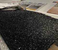 sparkle carpet black silver glitter