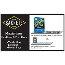 Sakrete 80 Lb Maximizer Concrete Mix 65200007 The Home Depot