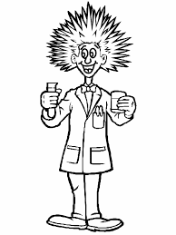 Free printable scientist coloring pages for kids! Mad Scientist Coloring Pages Coloring Home