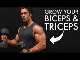 grow your arms with only dumbbells