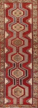 hand knotted 2x12 wool narrow runner rug