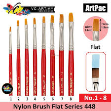 artpac nylon brush flat halal brush